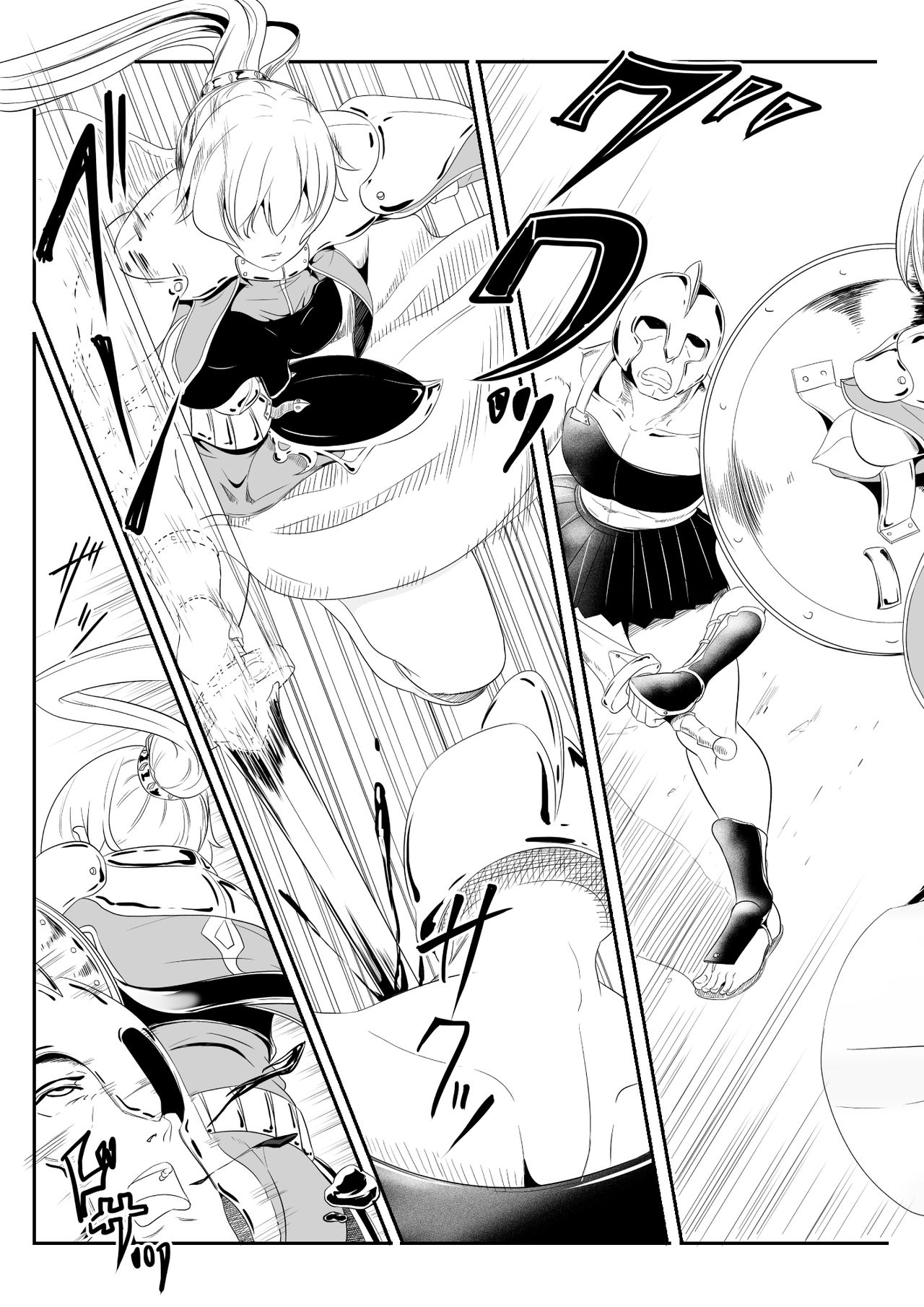 Onna Kishi ga Futanari Kentoushi ni Ryoujoku Sareru Страница 6