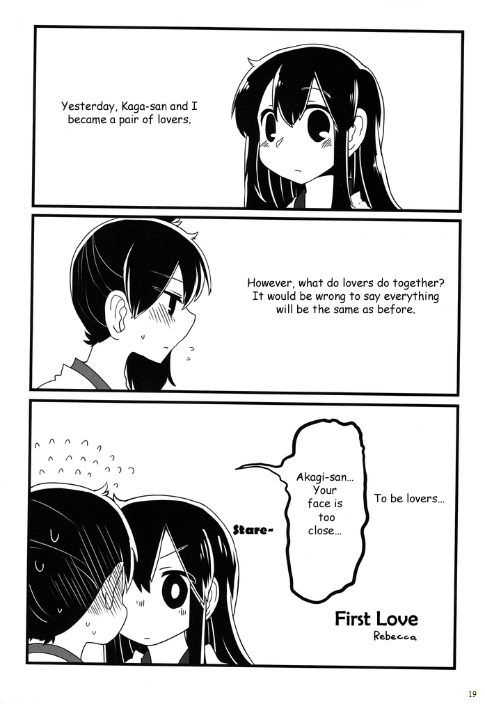 Akagi x Kaga Shinkon Shoya Anthology - 1st bite Страница 22