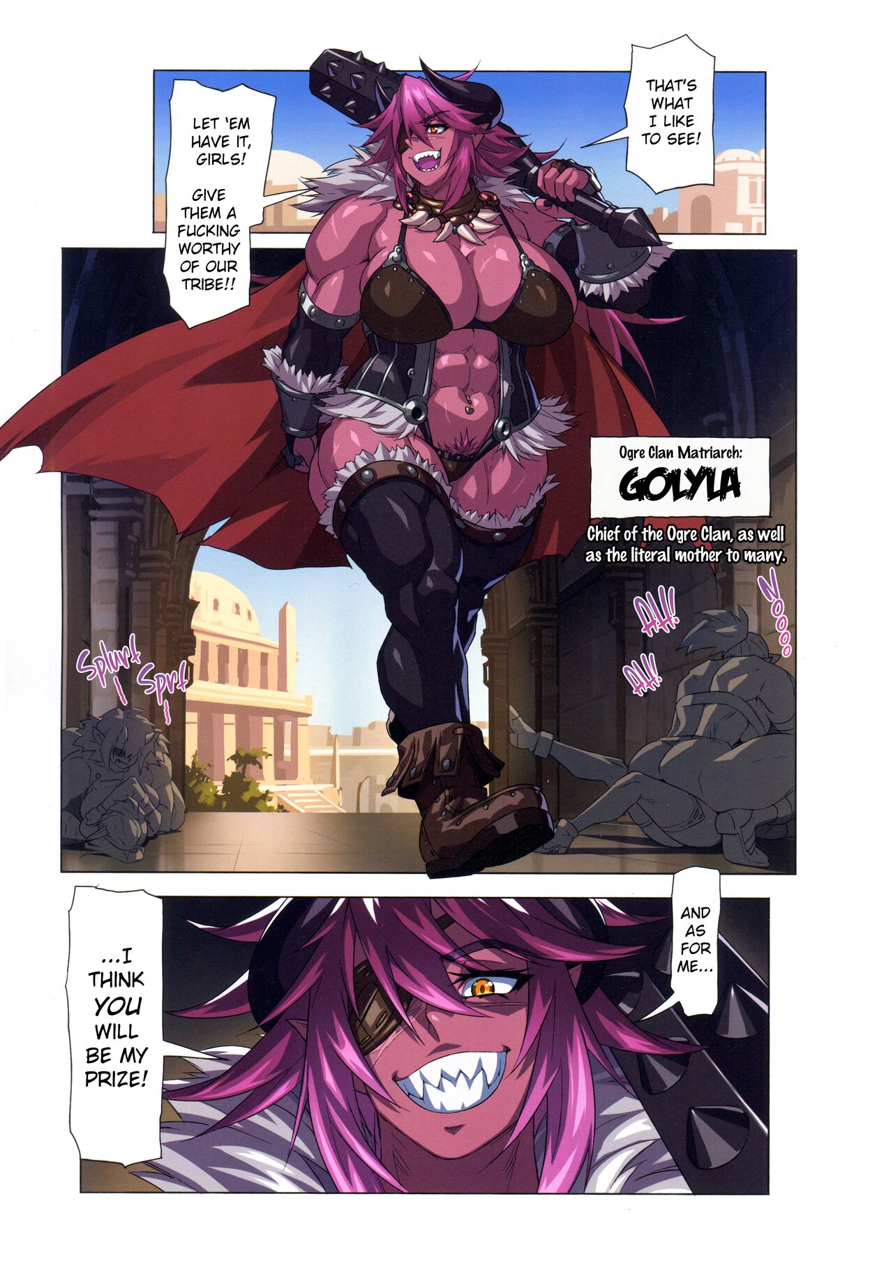 Ogre tai Dark Elf Ogre Hanshoku Dai Sakusen | Ogre Vs Dark Elf - Ogre Mating Season Страница 7