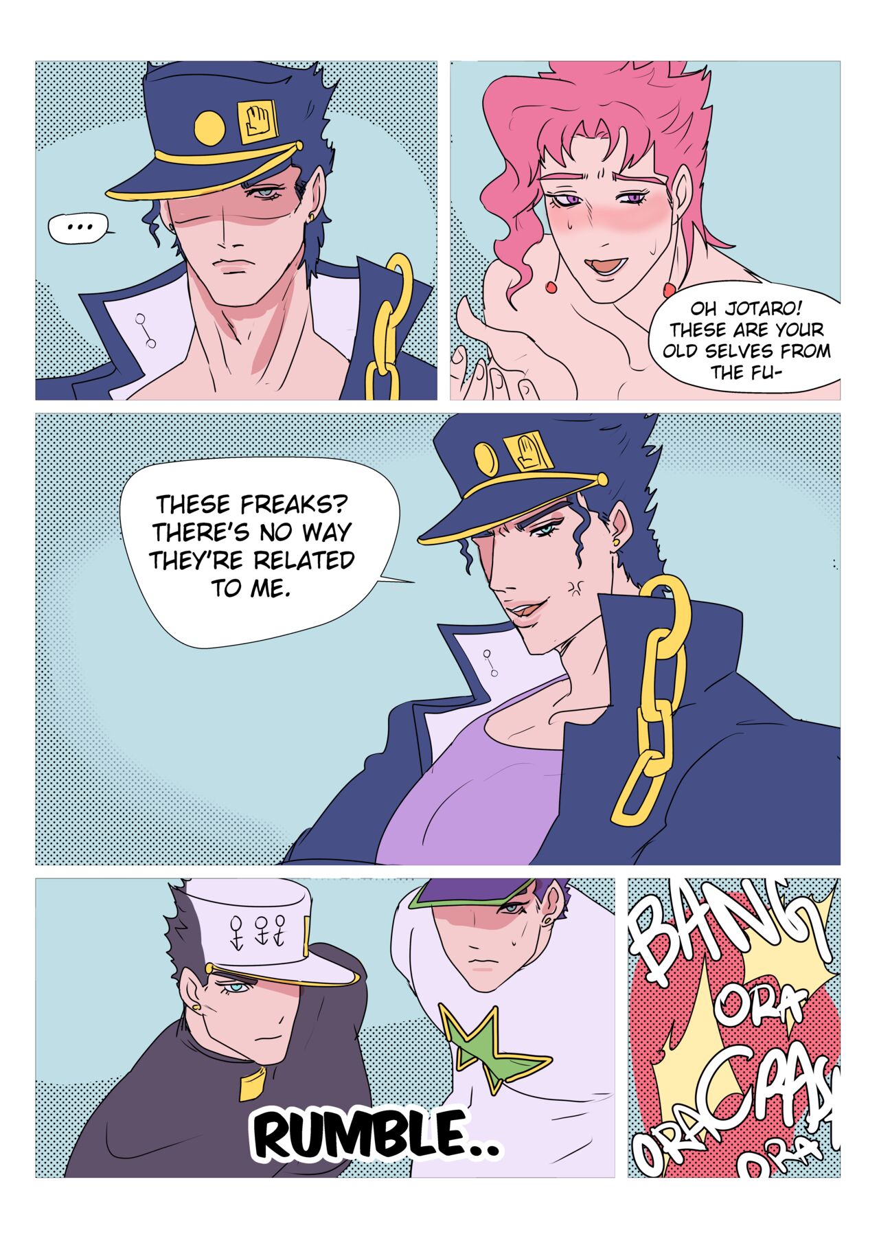 Double dolphin - Jojo&#039;s Bizarre Adventure Страница 12