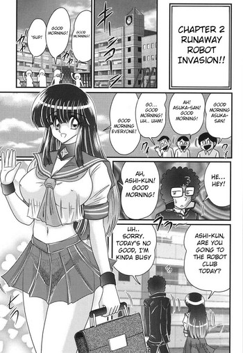 Sailor Fuku ni Chiren Robo Yokubou Kairo | Sailor uniform girl and the perverted robot Ch. 2