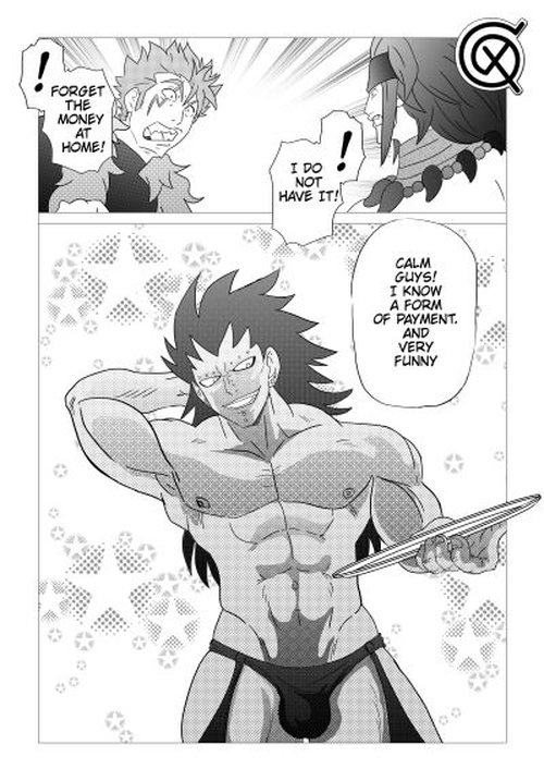 Gajeel getting paid