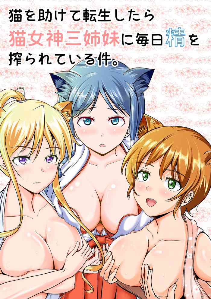 Neko o Tasukete Tensei shitara Neko Megami Sanshimai ni Mainichi Sei o Shiborarete iru Ken.