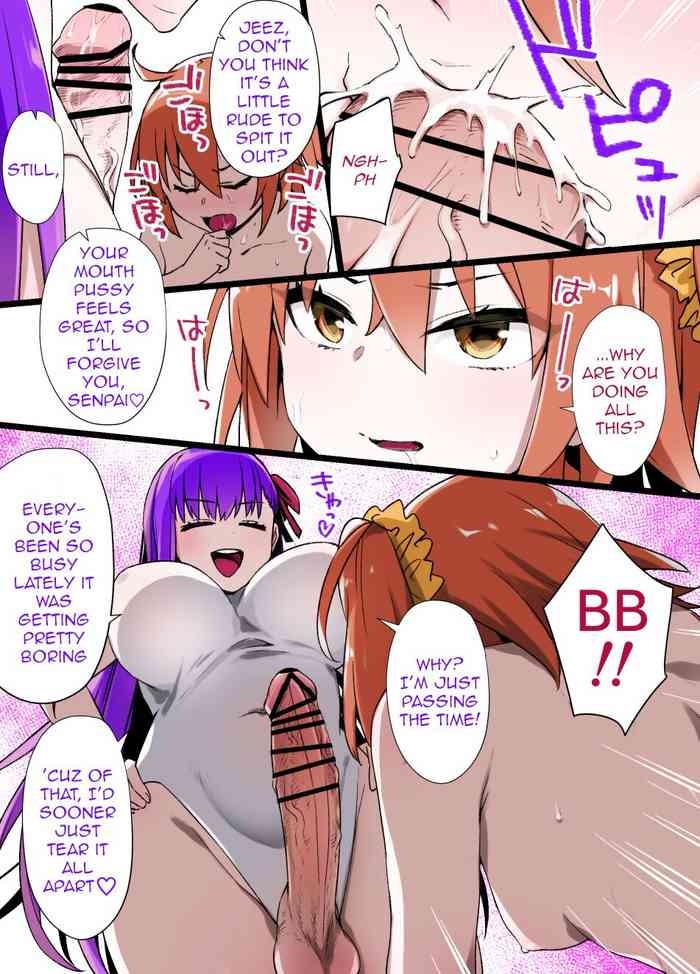 Futanari BB ni Chaldea ga Sennou Shihai Sareru Manga | A manga where Futanari BB brainwashes Chaldea