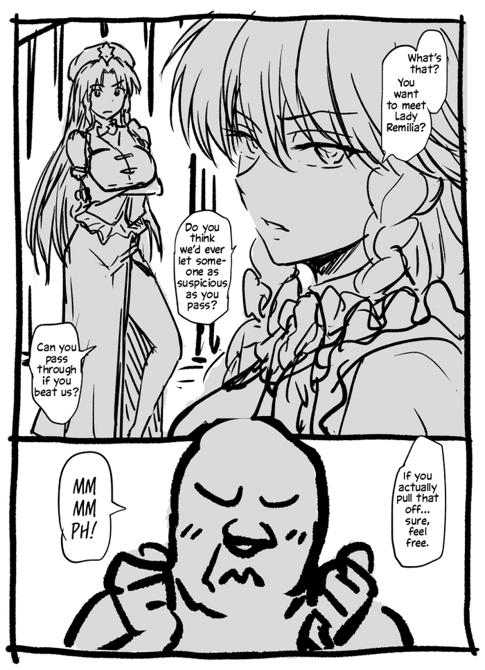 Sakuyasan to Longsan | Sakuya, Meiling and the Long-Range Uncle