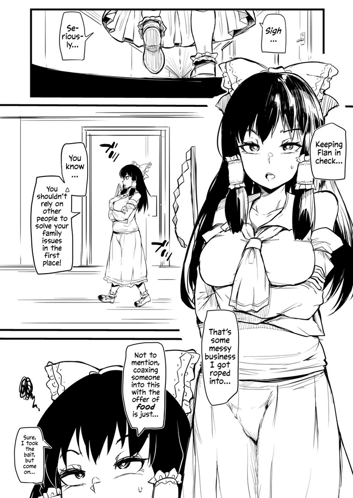 Futanari Flanchan Training Reimu