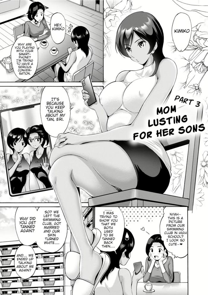 Haha wa Musuko ni Koi o Suru Ch. 3 | Mom lusting for her sons. Part 3