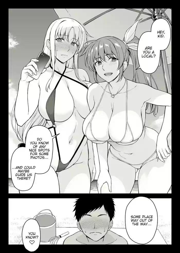 Ecchi na Oneetachi ni Beach de Gyakunansareta Ken