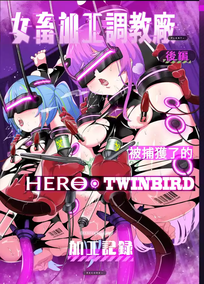 Jo Chiku Kako Plant Torawareta Hero Twin-Bird Kako Kiroku Kouhen | 女畜加工调教廠 被捕獲了的HERO・TWINBIRD加工記錄 後篇