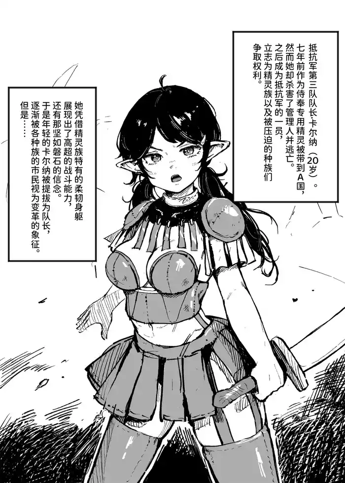 female warrior, female knight, slave ／ 女戦士の贖罪