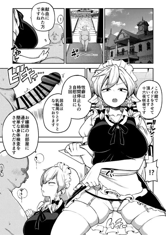 咲夜さんの身体検査