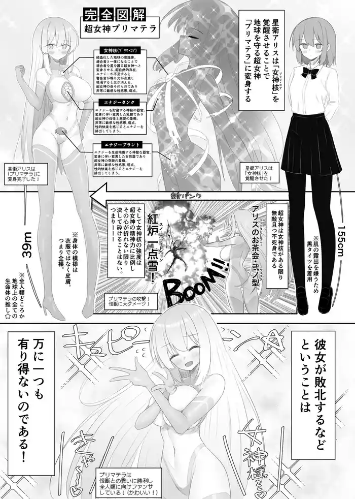 Super Goddess VS Space Superhuman