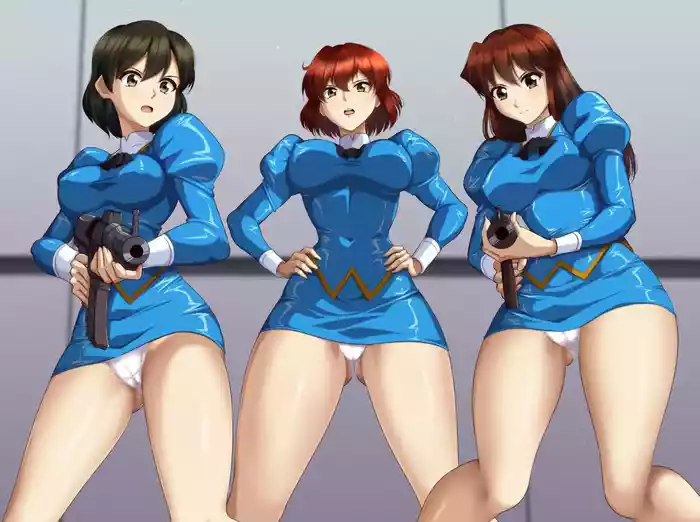Blue Delmo x 3