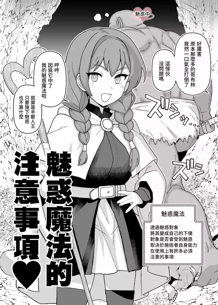 Miryou Mahou no Chuui Jikou | 魅惑魔法的注意事項