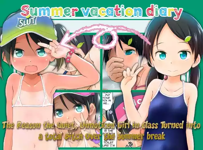 Natsuyasumi Nikkichou| Summer Vacation Diary: The Reason the Quiet, Unnoticed Girl in Class Turned into a total Bitch Over the Summer Break