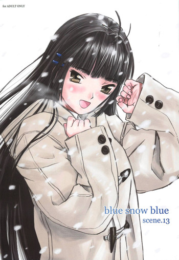 blue snow blue scene.13